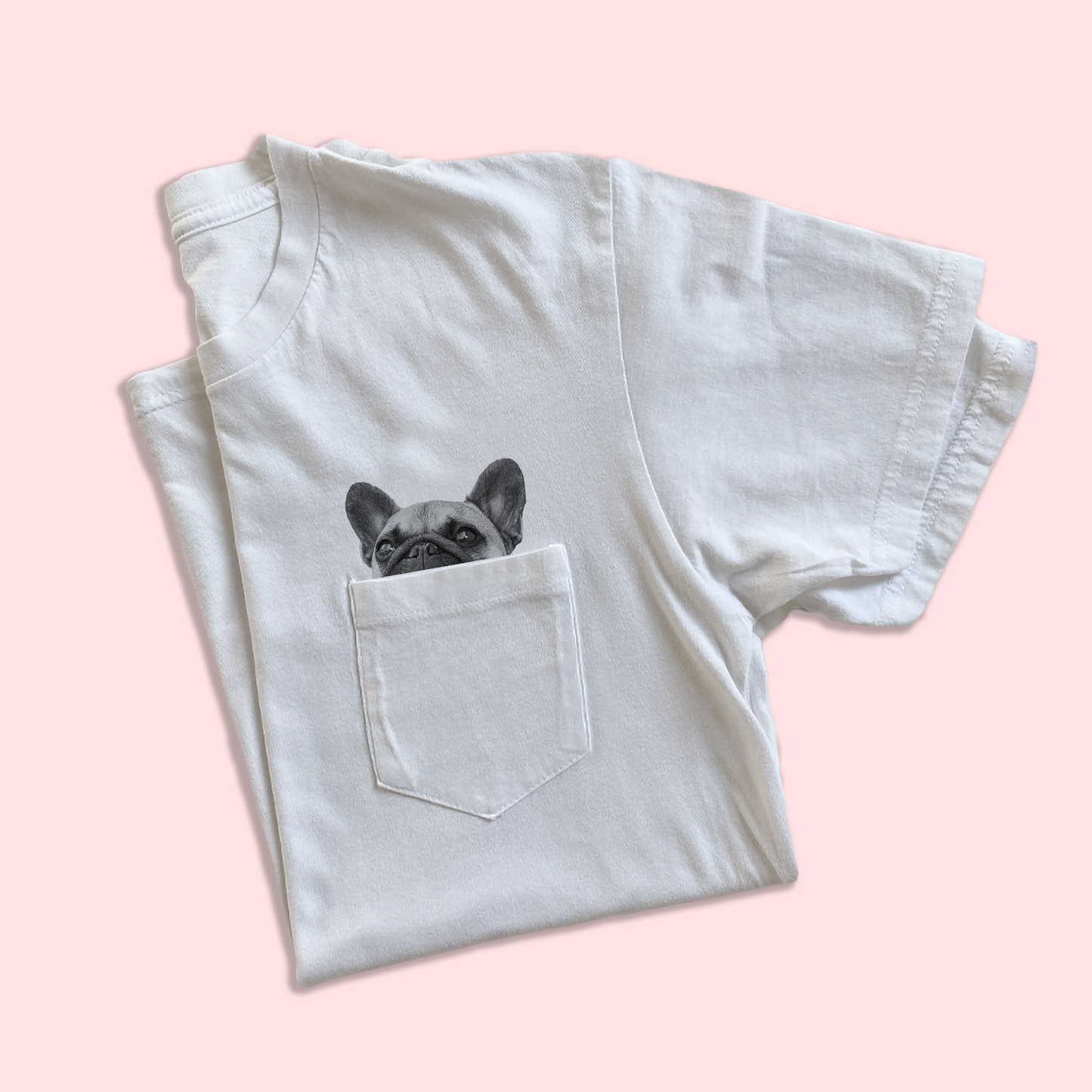Ready-Made Peeking Pet Pocket Tee