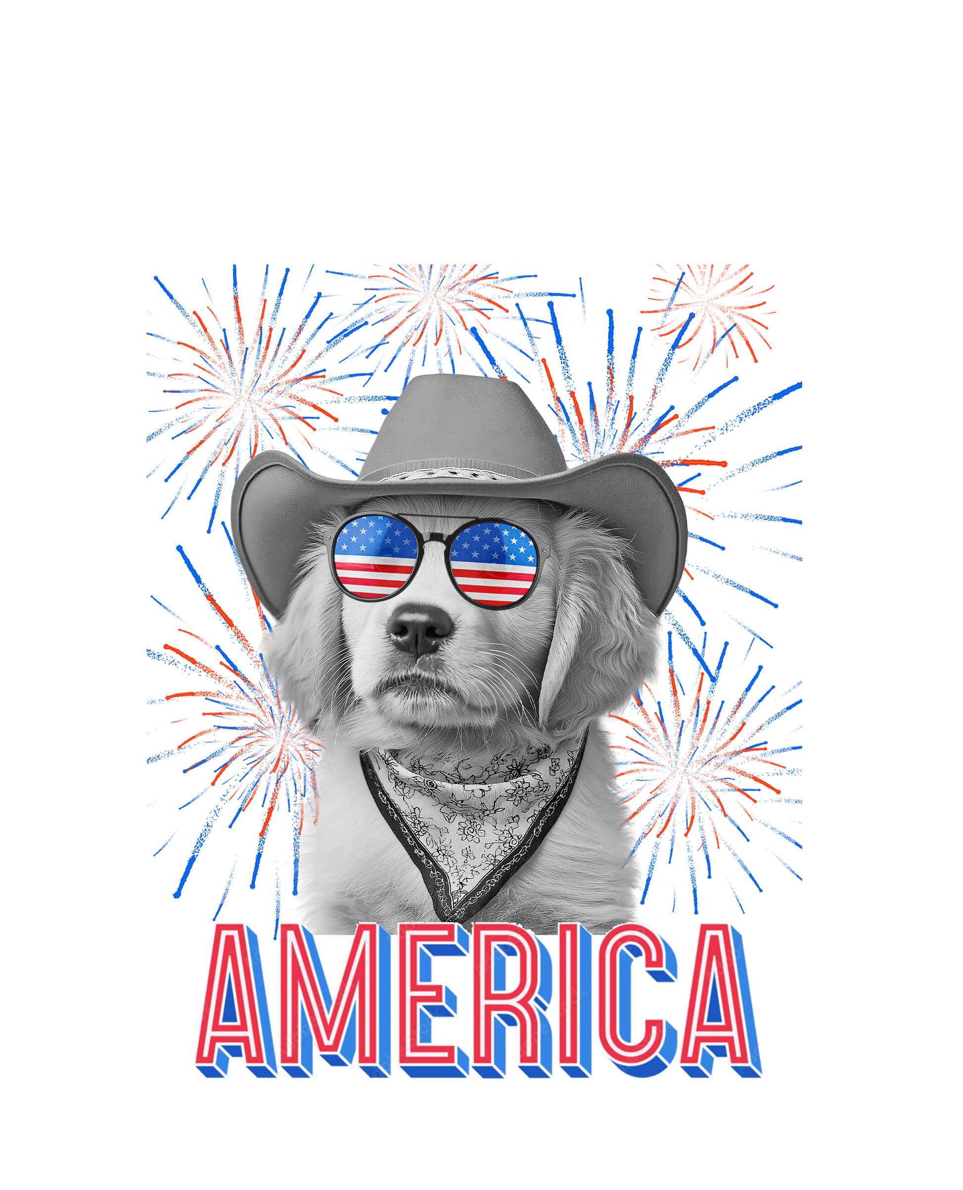 Golden Retriever Cowboy Puppy