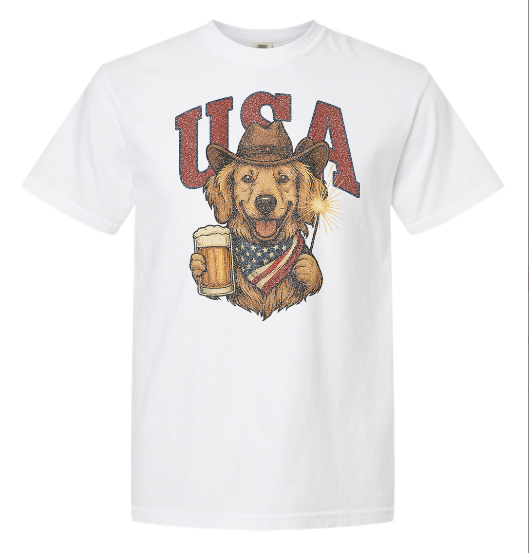 Ready-Made USA Pup Tee