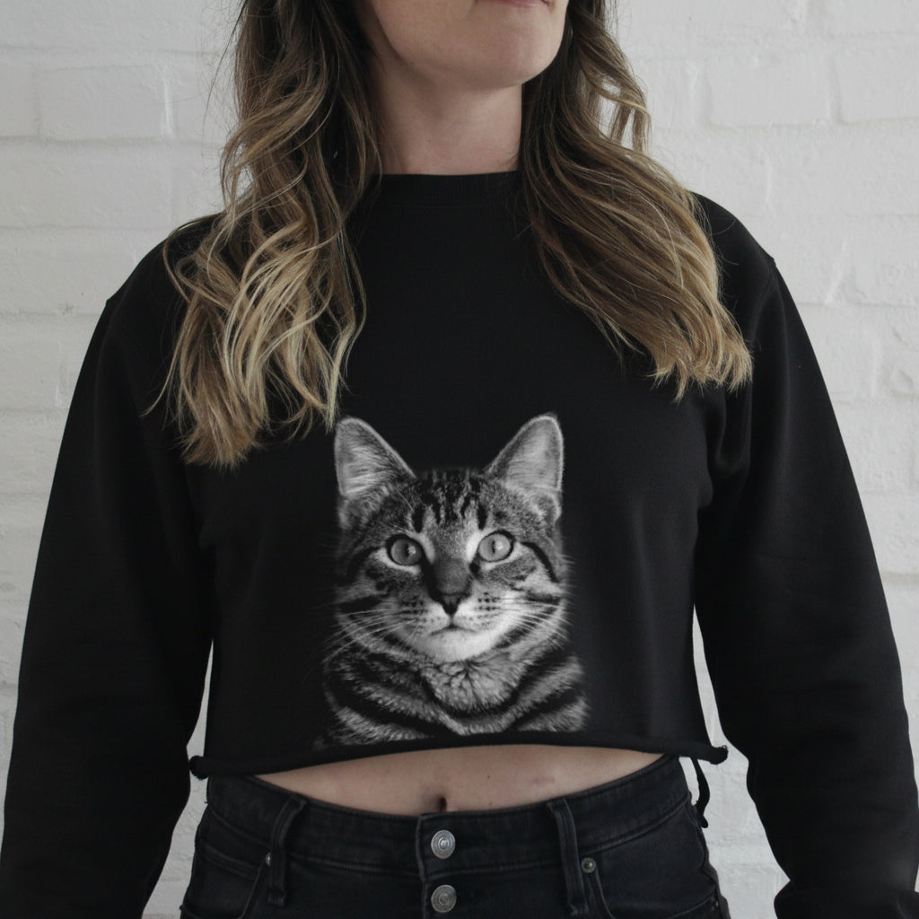 Cropped Crew Sweatshirt