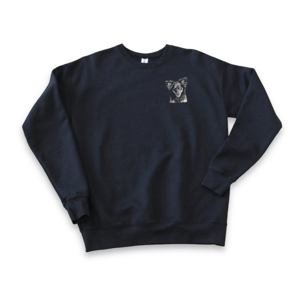 Crew Sweatshirt - Left Chest Graphic