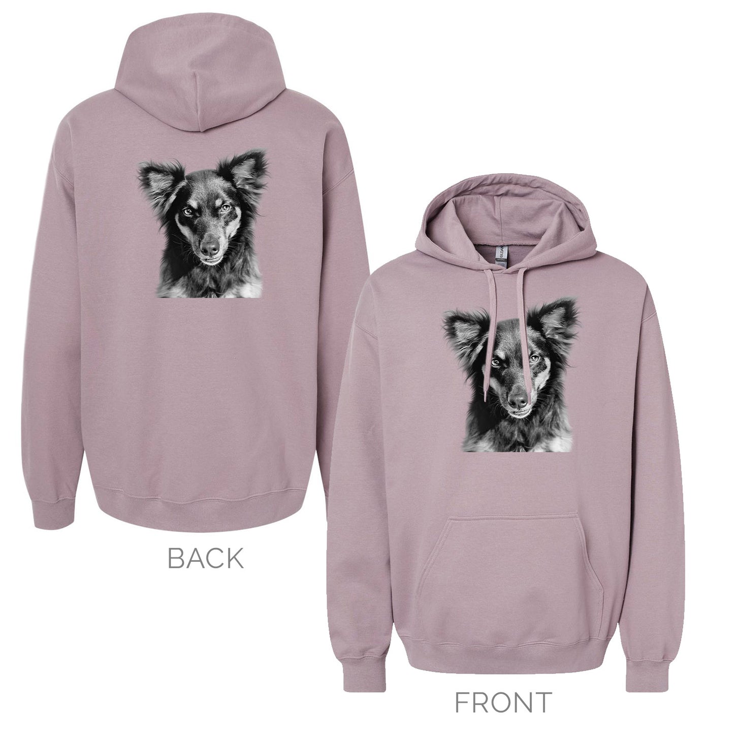 Personalized Pet Hoodie Sweatshirt - Purple Mist