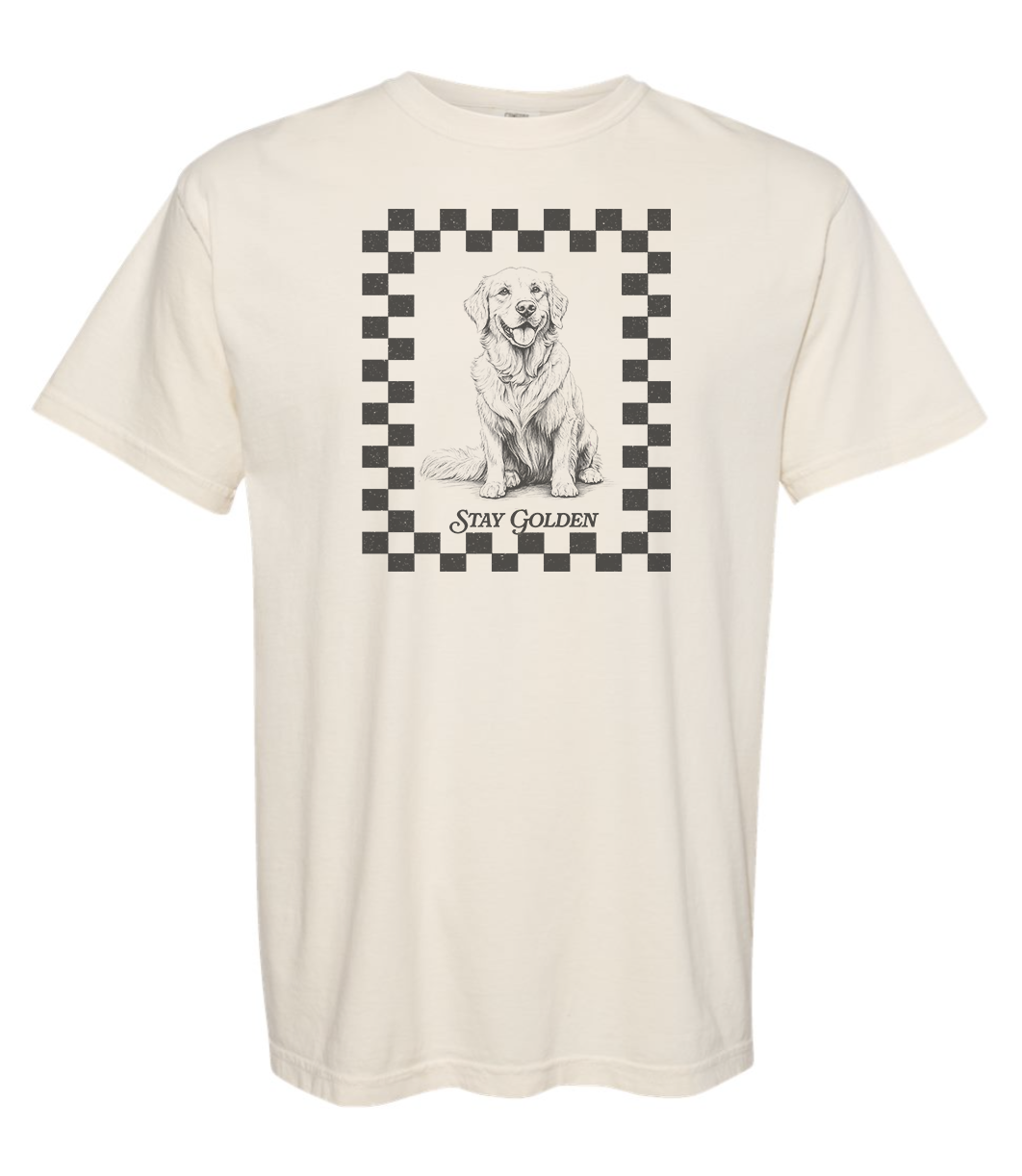 Ready-Made Checkerboard Ivory Tee