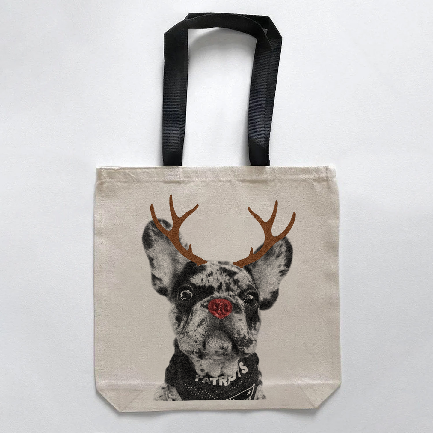 Holiday Perkie Print Canvas Tote