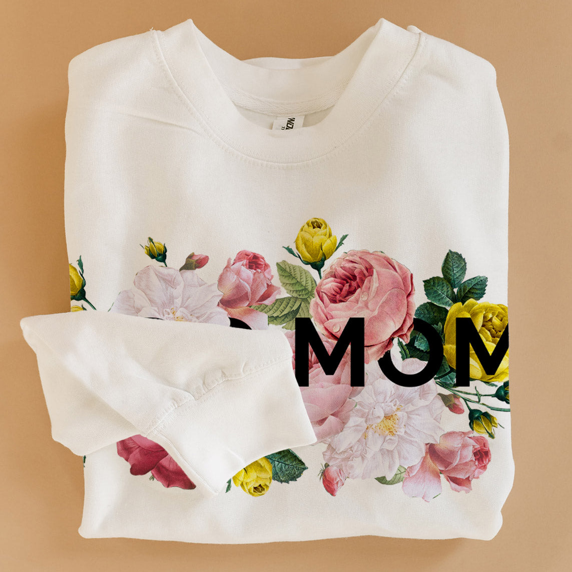 Floral Dog Mom Crew Sweatshirt