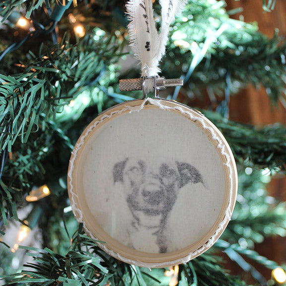 Personalized Pet Farmhouse Ornament