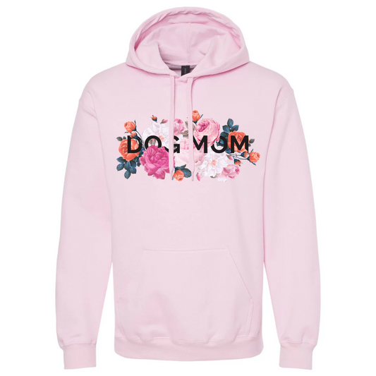 Floral Dog Mom Hoodie Sweatshirt