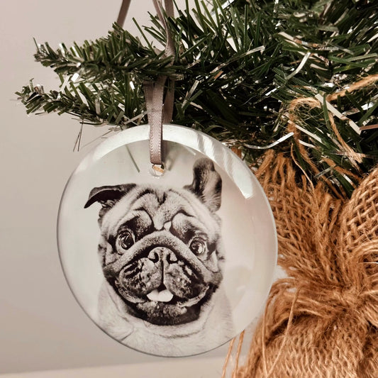 Glass Holiday Ornament