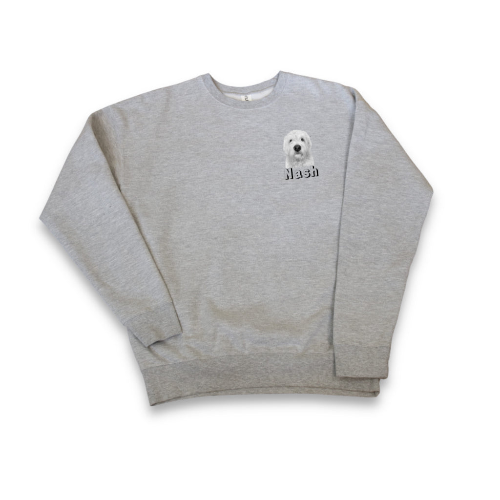 Crew Sweatshirt - Left Chest Graphic