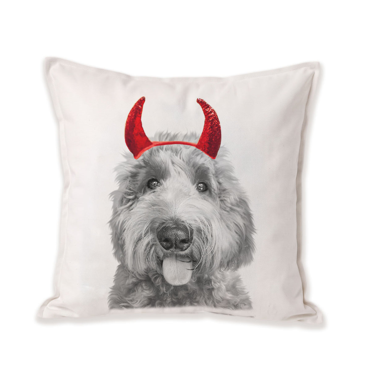 Lil' Devil Halloween Throw Pillow Cover