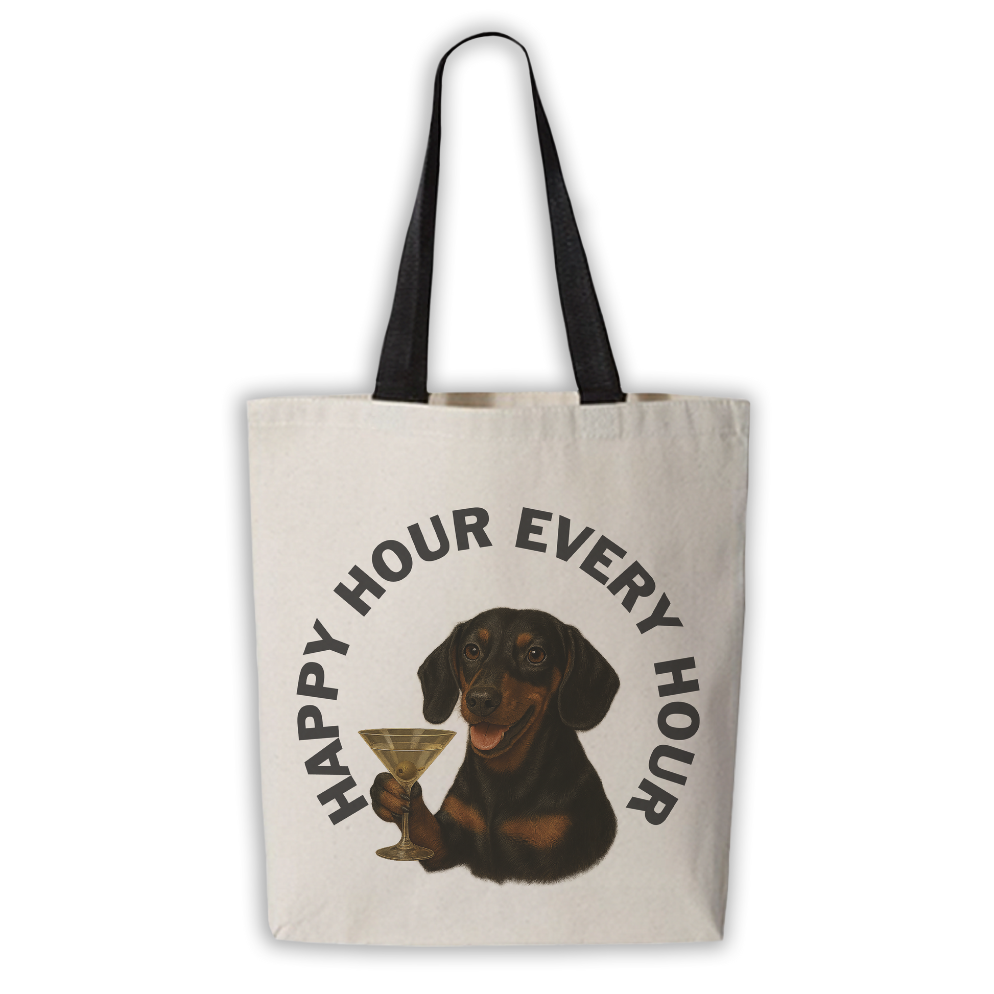 Dachshund With Martini