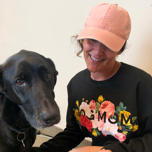 Floral Dog Mom Crew Sweatshirt