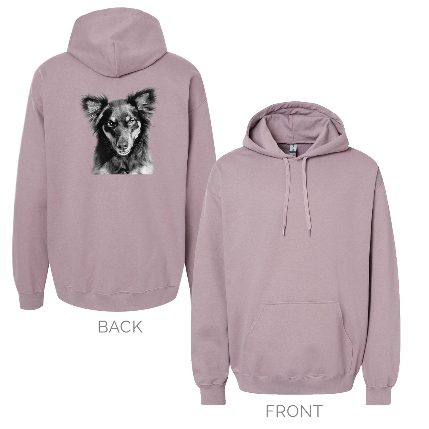 Personalized Pet Hoodie Sweatshirt - Purple Mist