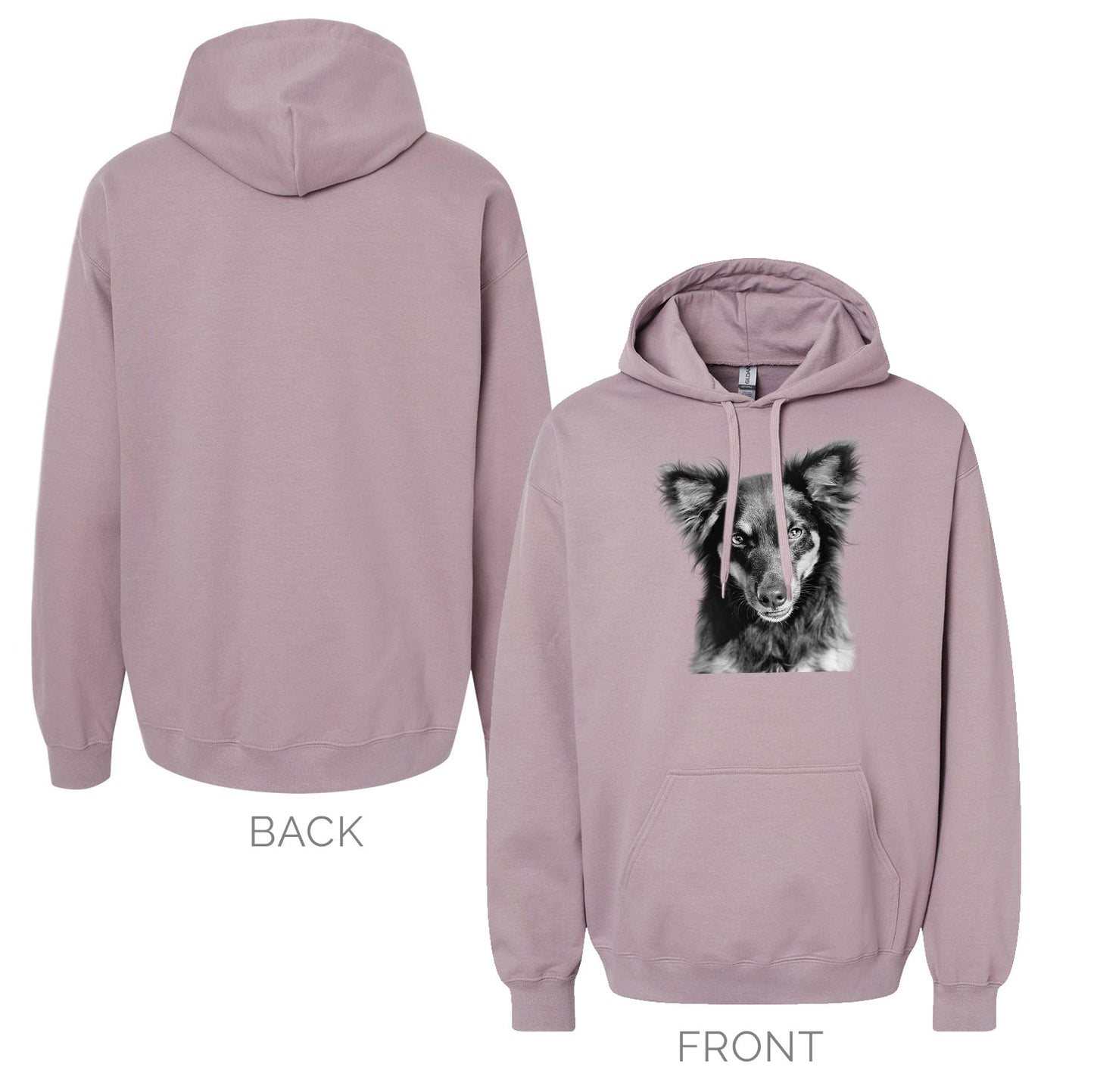 Personalized Pet Hoodie Sweatshirt - Purple Mist