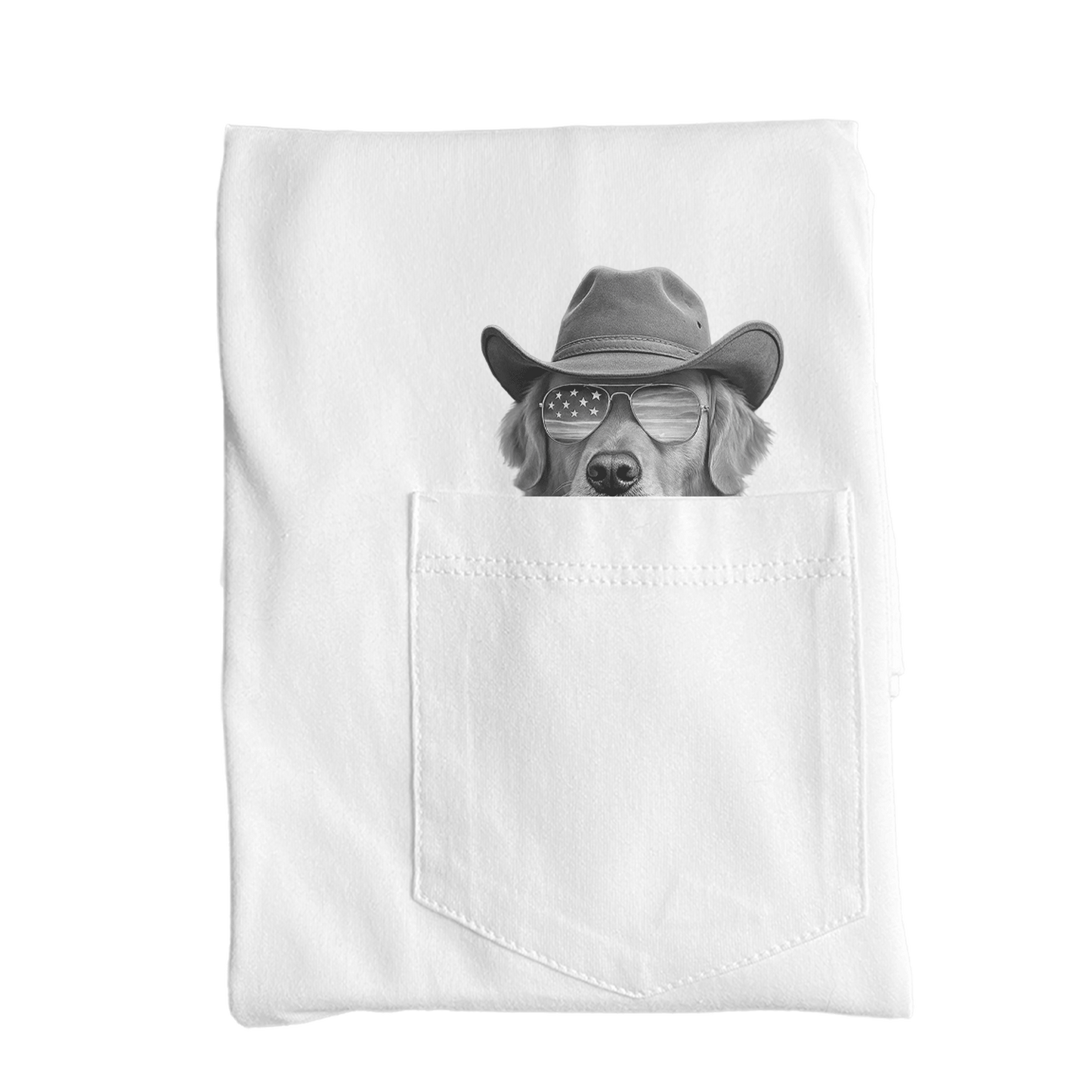 Golden Retriever Cowboy