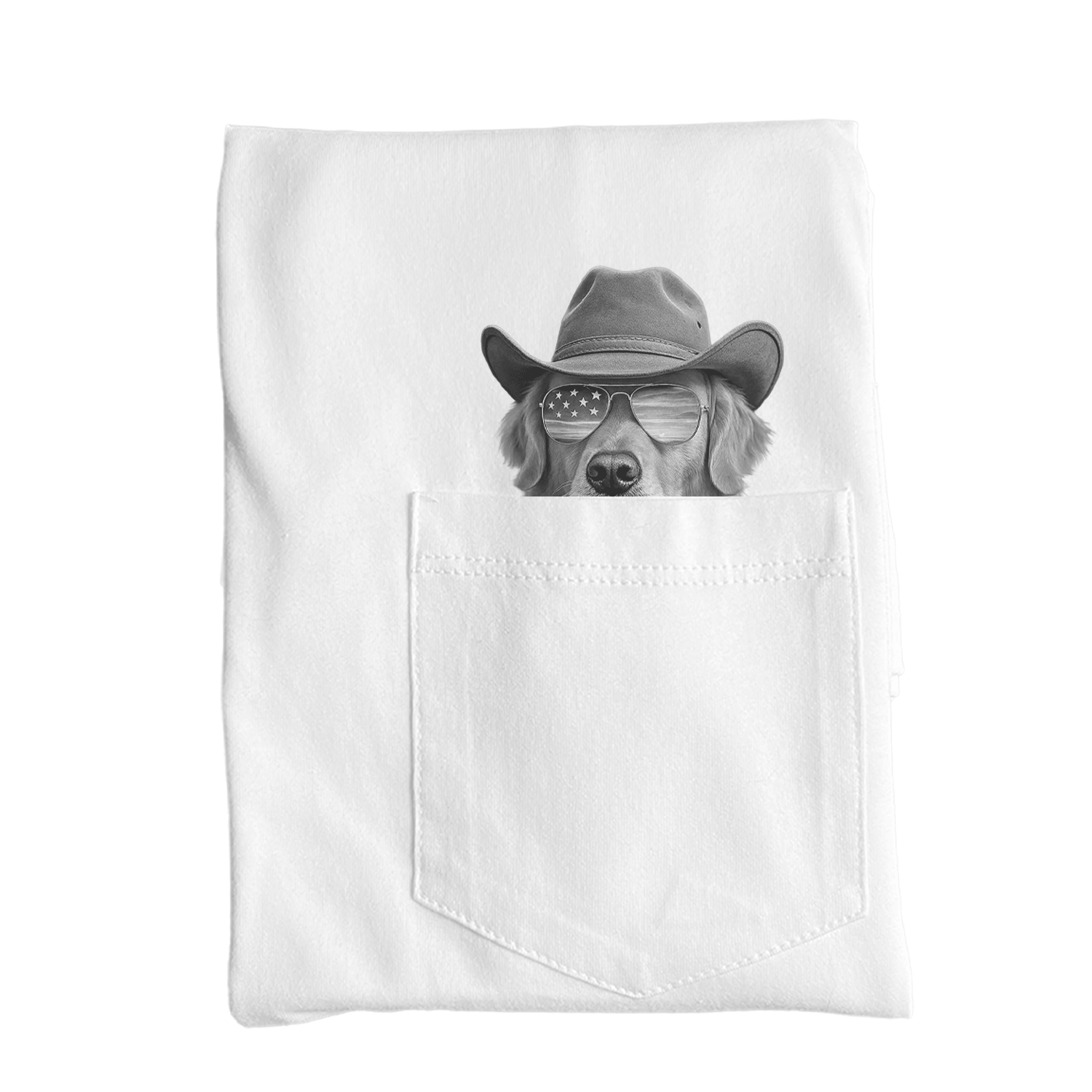 Golden Retriever Cowboy