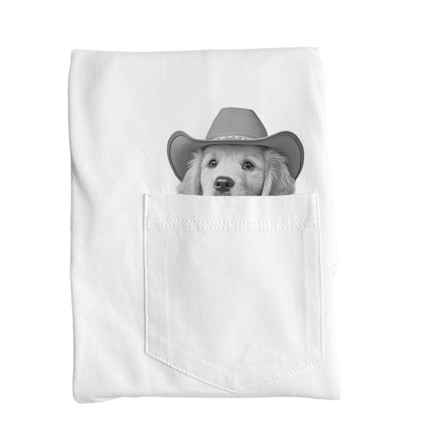 Golden Retriever Cowboy Puppy