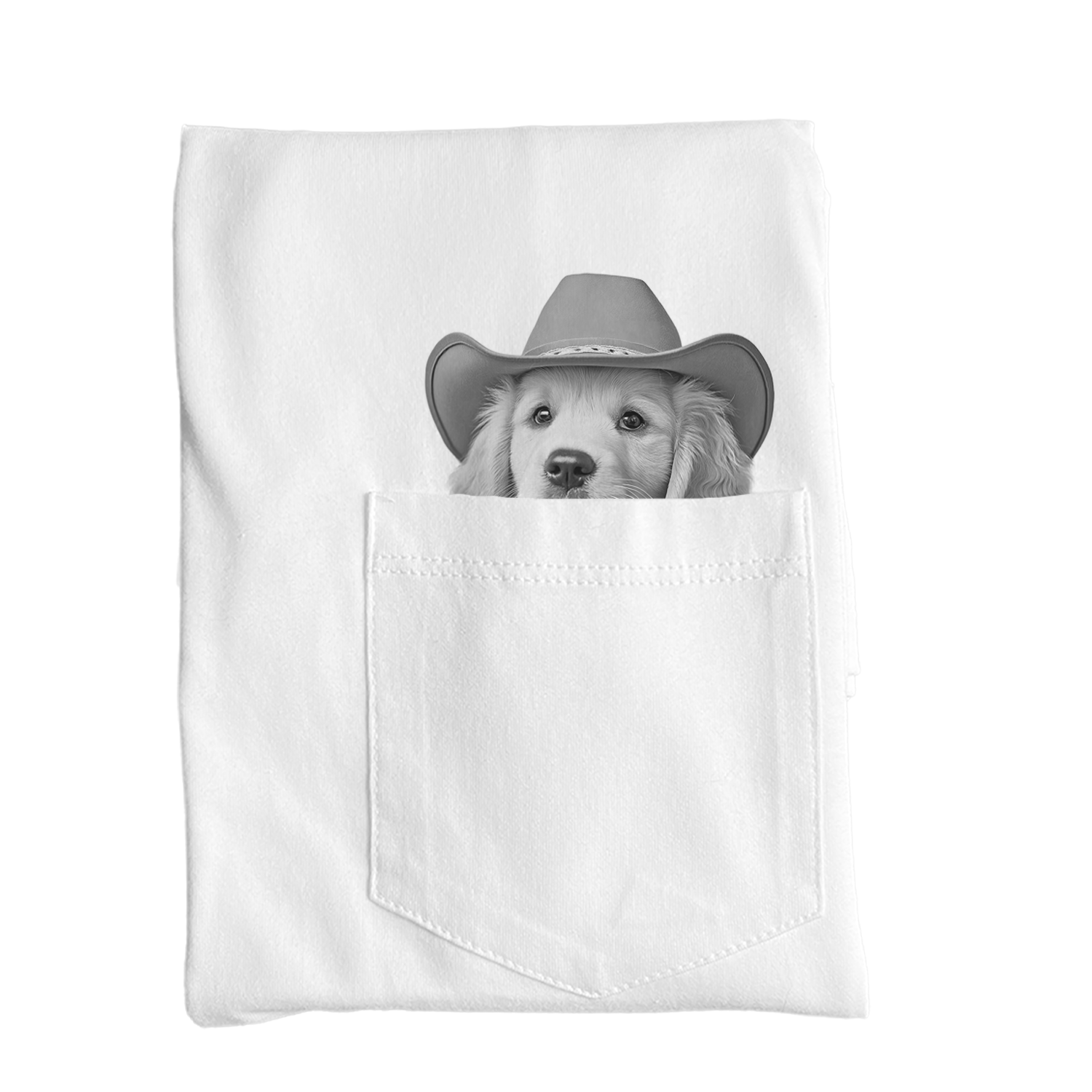 Golden Retriever Cowboy Puppy