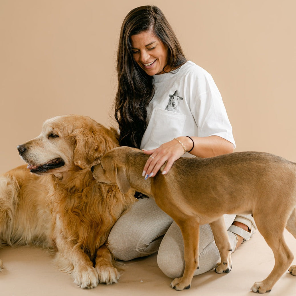 Lightweight Personalized Pet-In-Pocket Tee