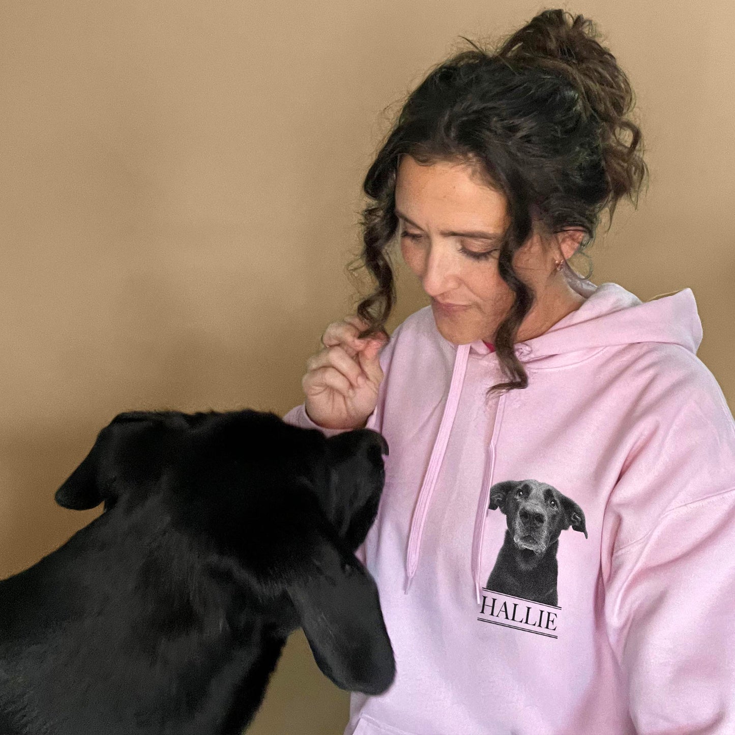 Light Pink Hoodie Sweatshirt