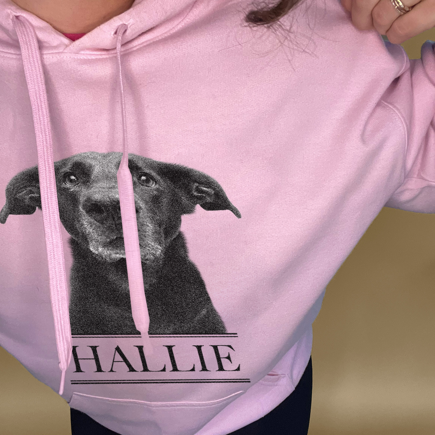 Light Pink Hoodie Sweatshirt