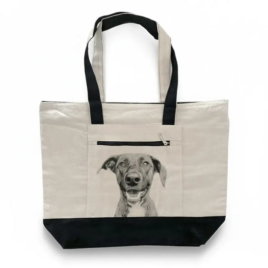 Canvas Zip Tote