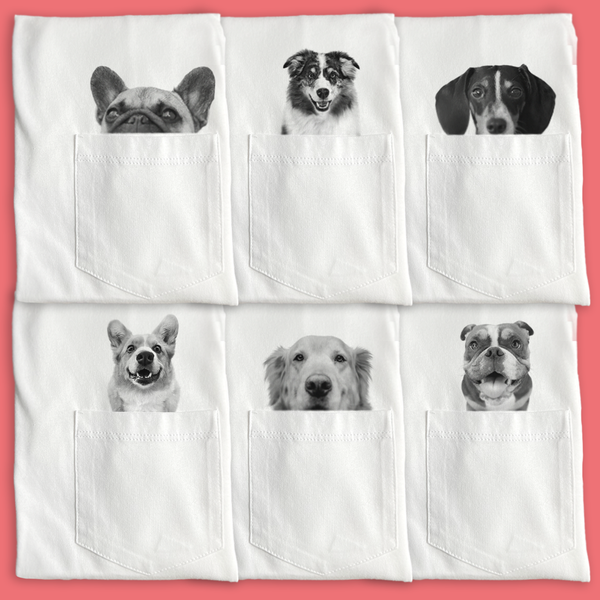 Ready-Made Peeking Pet Pocket Tee