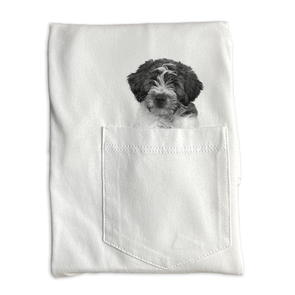Lightweight Personalized Pet-In-Pocket Tee