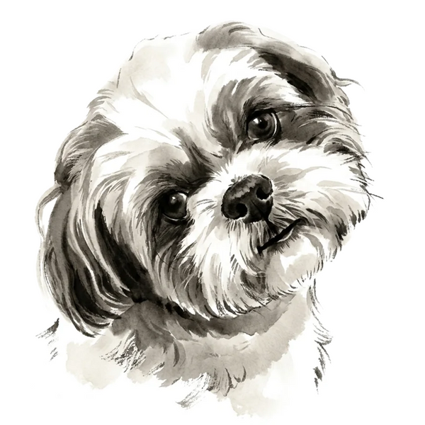 Luna — Ink Wash style