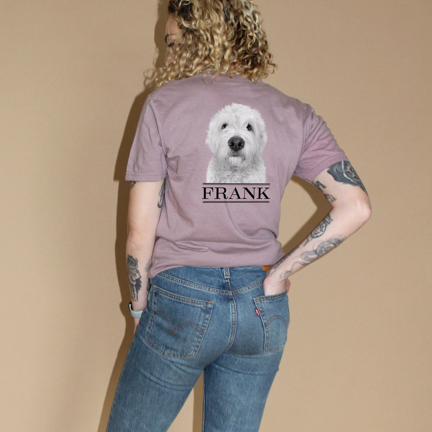 Personalized Pet Color Crew T-Shirt