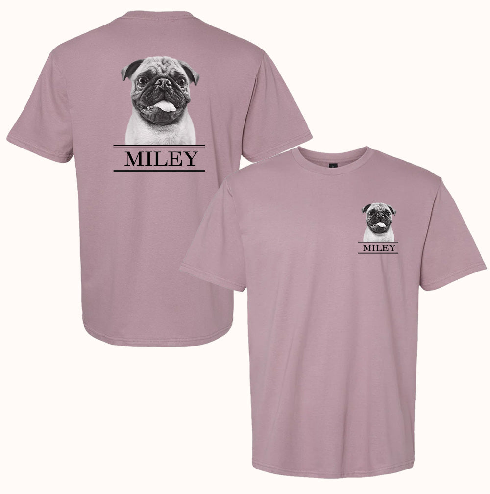 Personalized Pet Color Crew T-Shirt