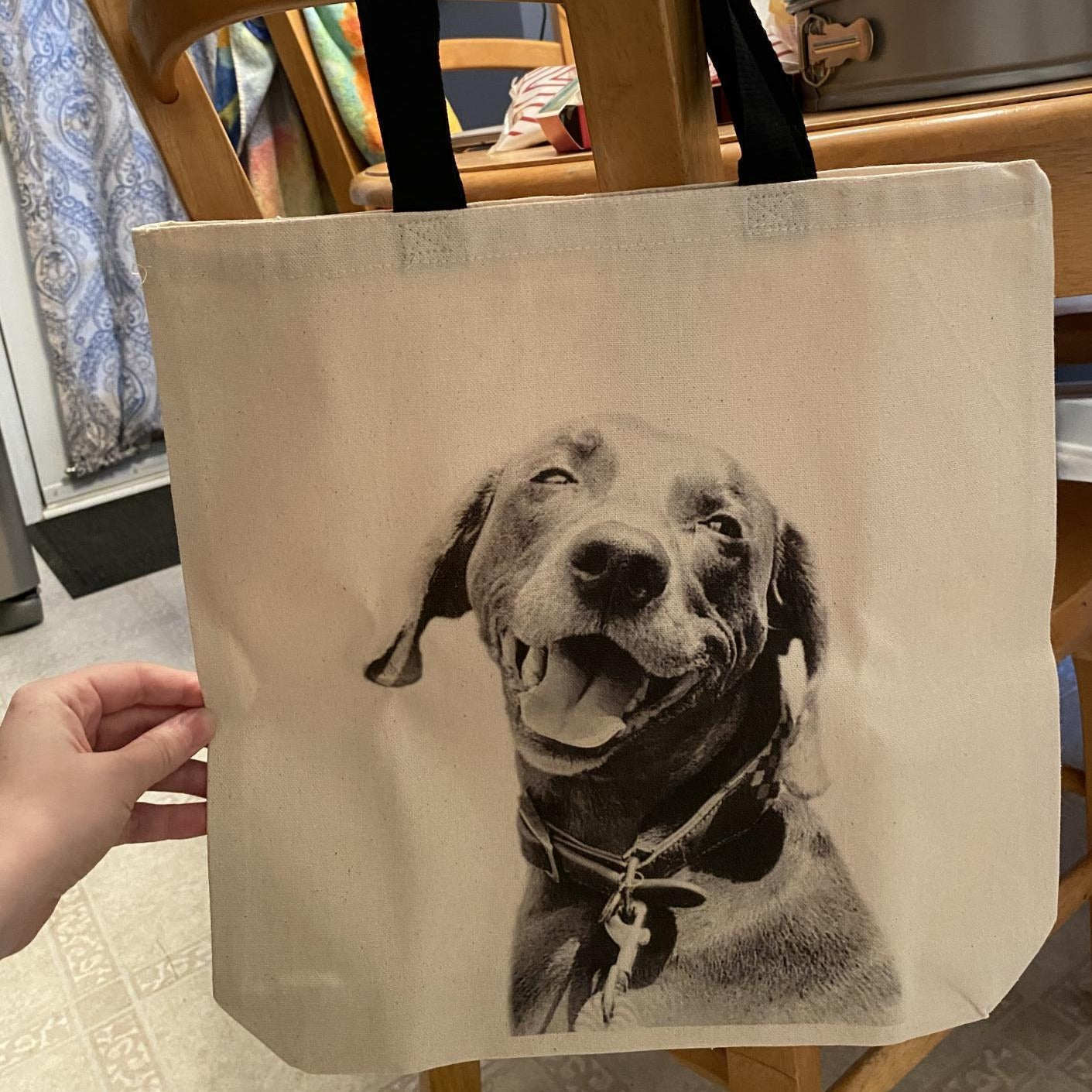 Personalized Pet Canvas Tote Bag