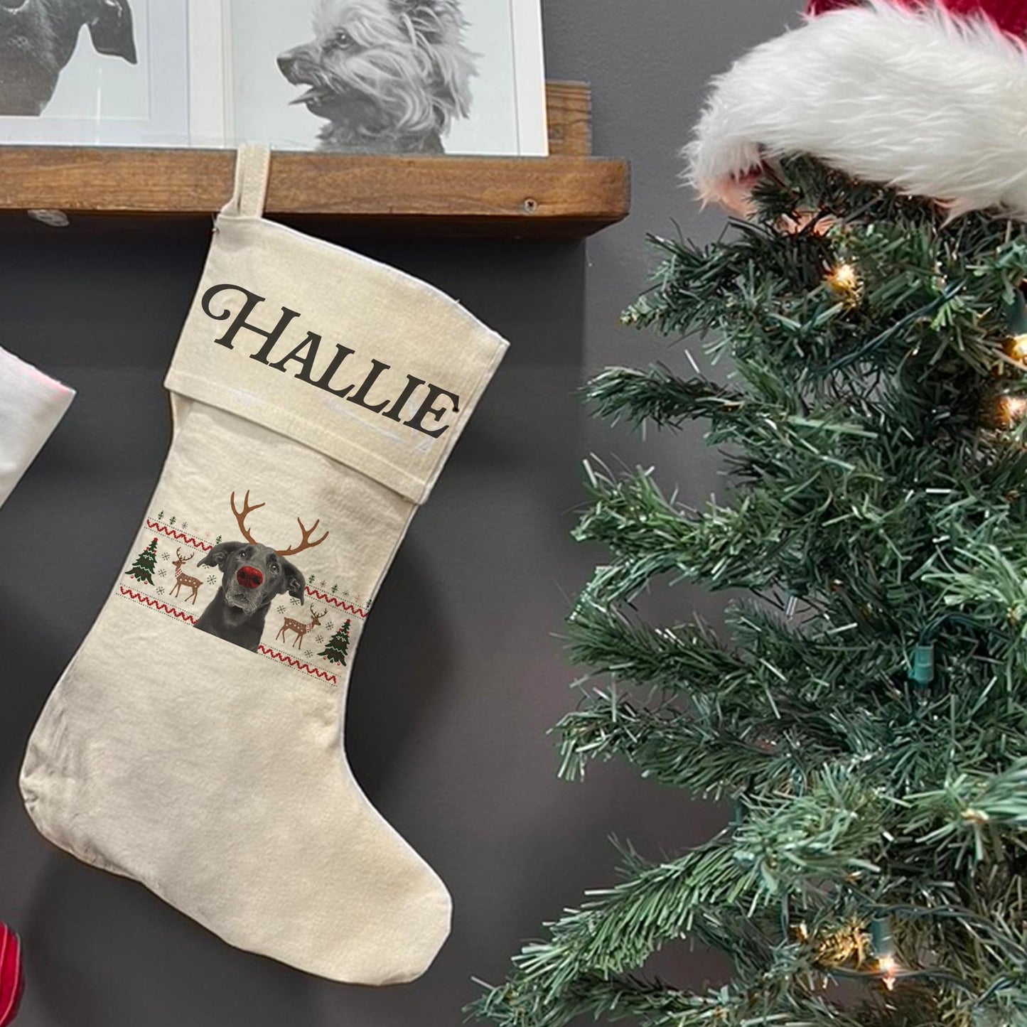 Farmhouse Holiday Stocking