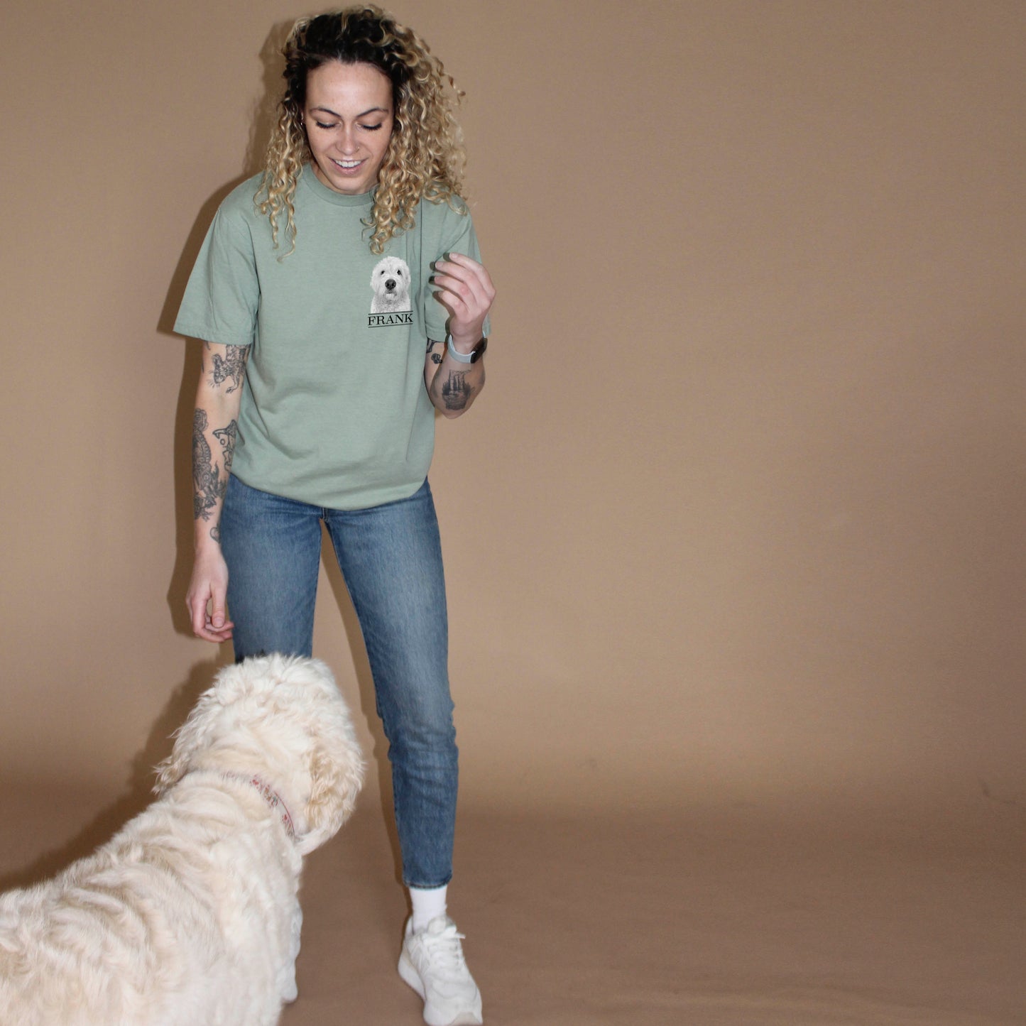 Personalized Pet Color Crew T-Shirt