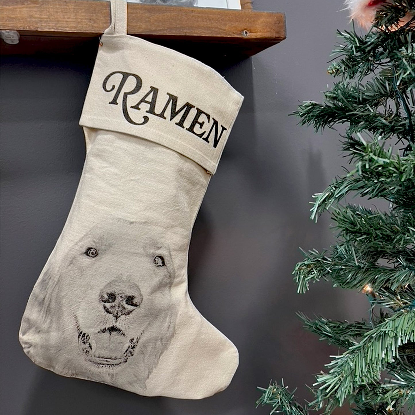 Farmhouse Holiday Stocking