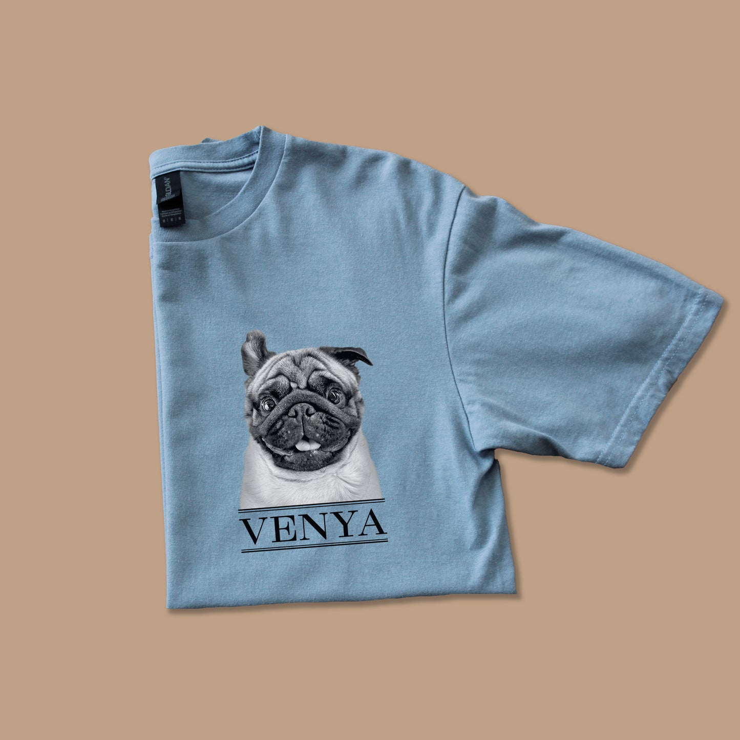 Personalized Pet Color Crew T-Shirt