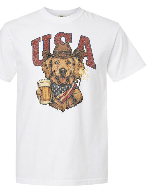 Ready-Made USA Pup Tee