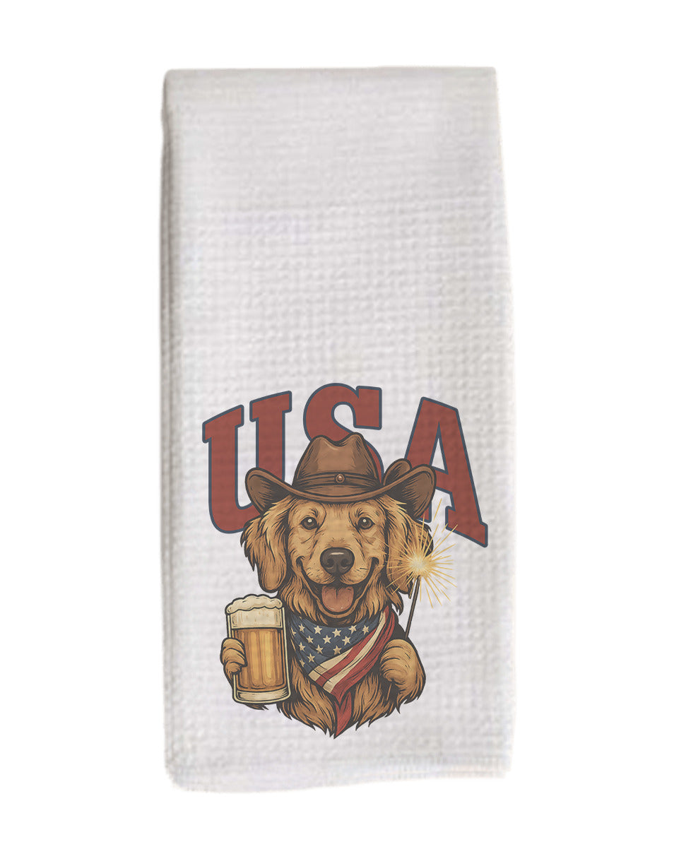 USA Pup Ready-Made Kitchen Towel