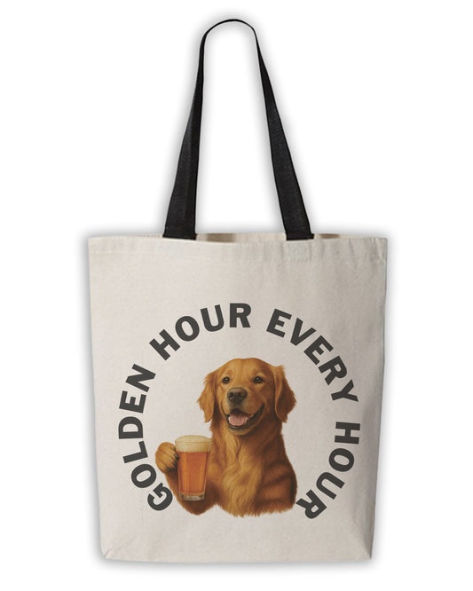Golden Retriever with Beer