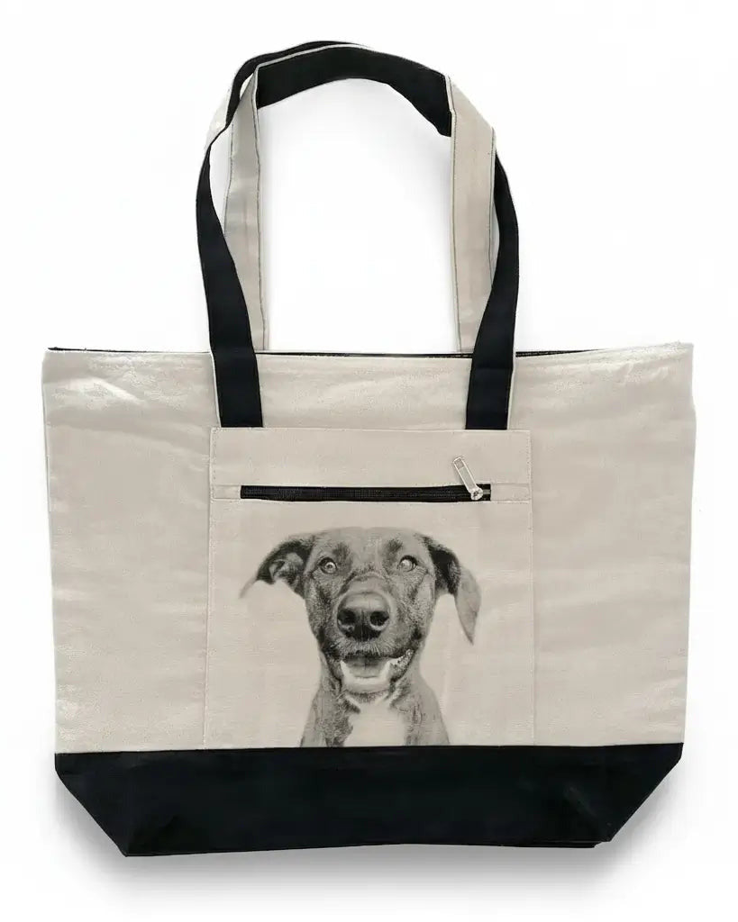 Canvas Zip Tote