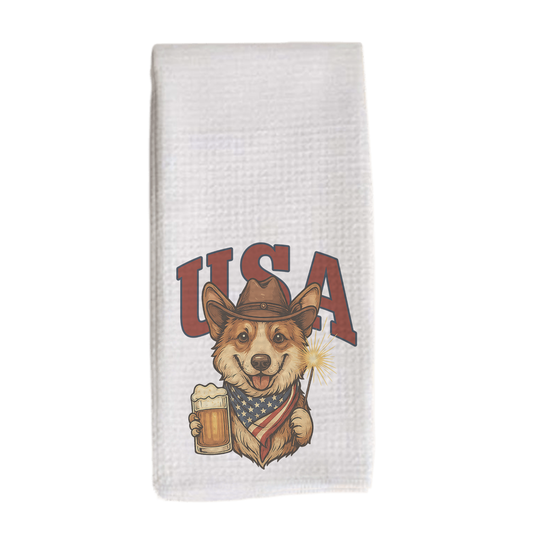 USA Pup Ready-Made Kitchen Towel