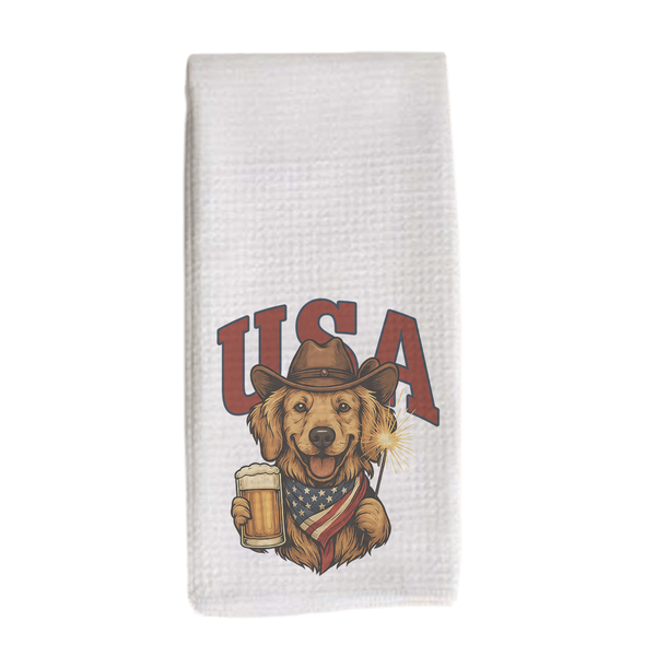 USA Pup Ready-Made Kitchen Towel