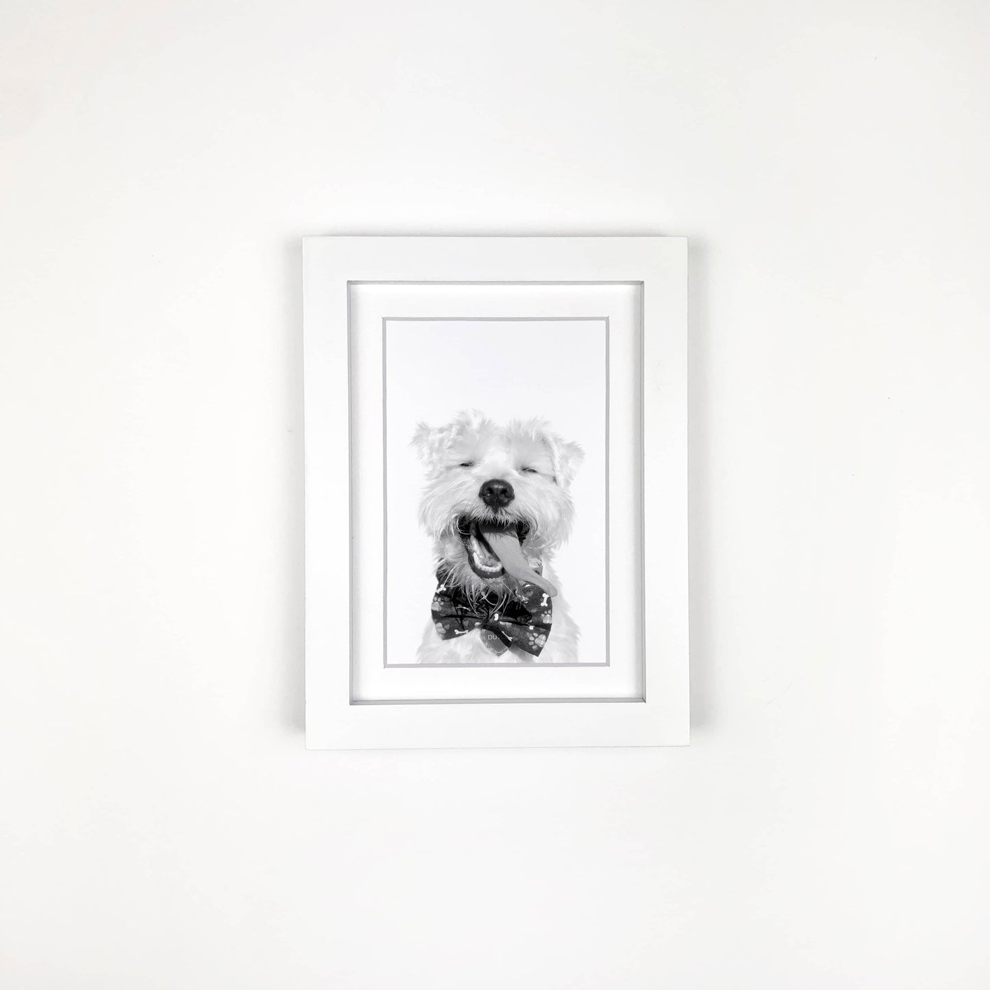 VIP White Framed Print