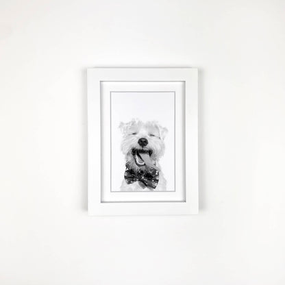 VIP White Framed Print