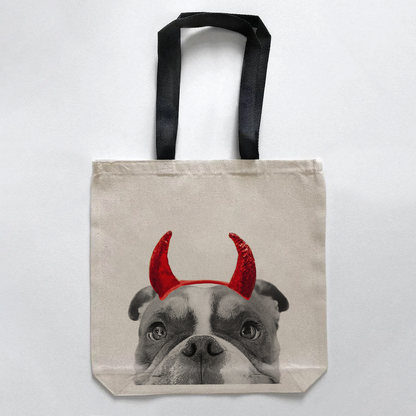 Lil' Devil Peeking Pet Halloween Treat Bags