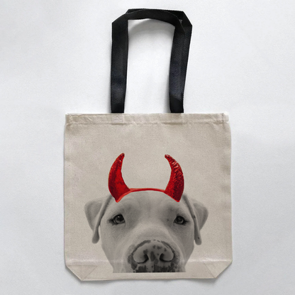 Lil' Devil Peeking Pet Halloween Treat Bags