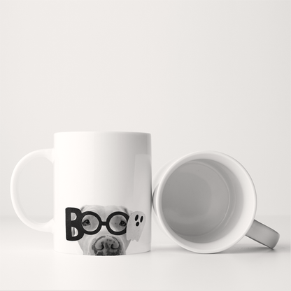 Lil' Boo Peeking Pet Halloween Mug