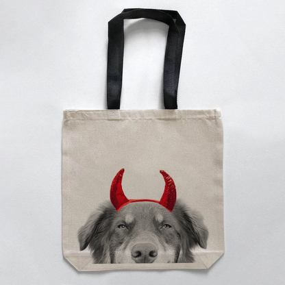 Lil' Devil Peeking Pet Halloween Treat Bags