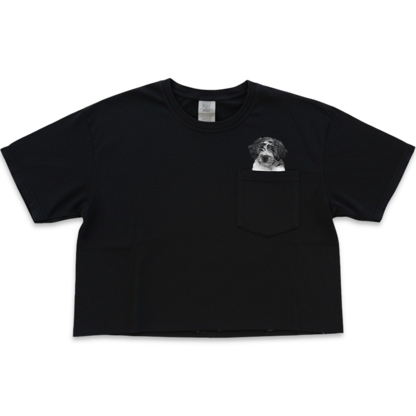 Pet-In-Pocket Cropped Tee