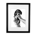 Pet Portrait in Black Frame